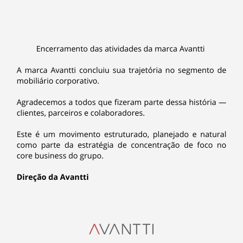 Aviso de encerramento da empresa.